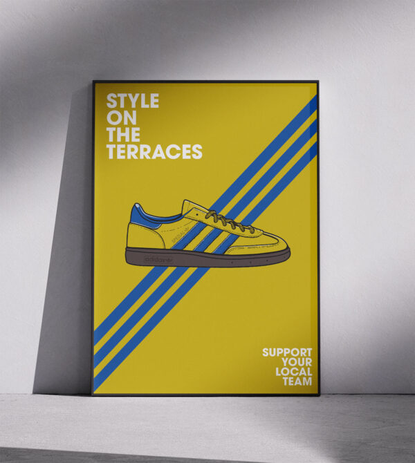 Poster Adidas Spezial Yellow & Blue