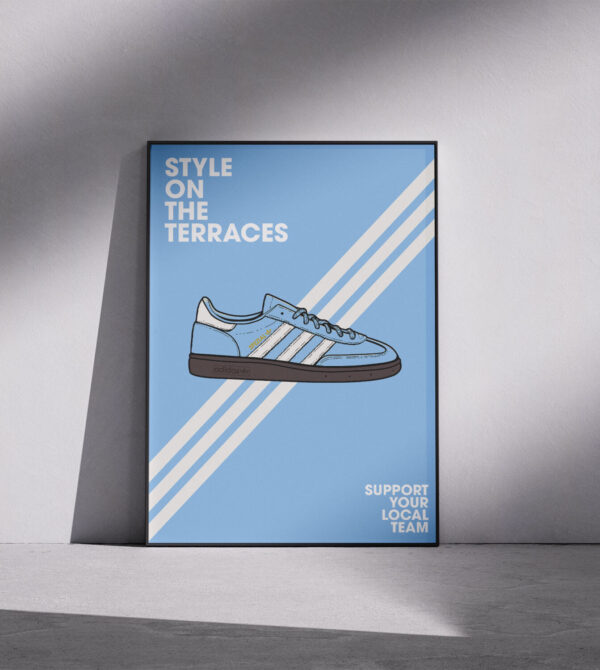 poster adidas spezial sky blue & white