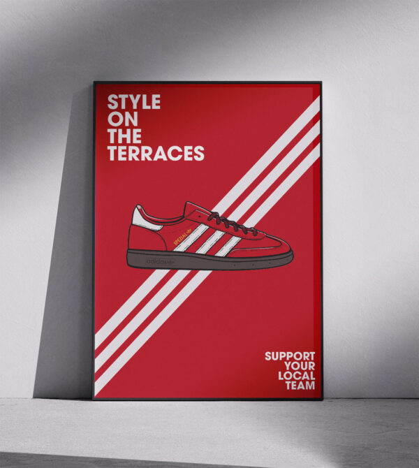 Poster Adidas Spezial Red & White